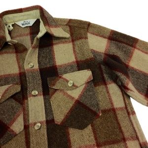 heavy wool shirt jacket